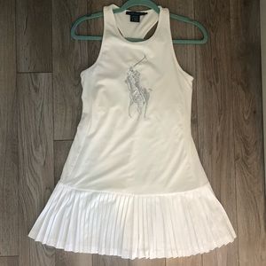 Ralph Lauren Polo Tennis Dress w Pleated Skirt